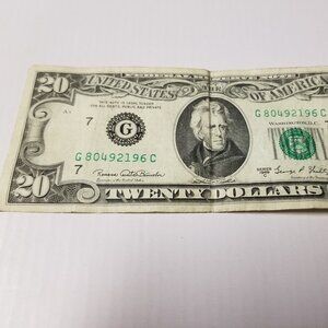 Rare: The Series 1969 C (Off-Center Obverse) 20 Dollar Bill
